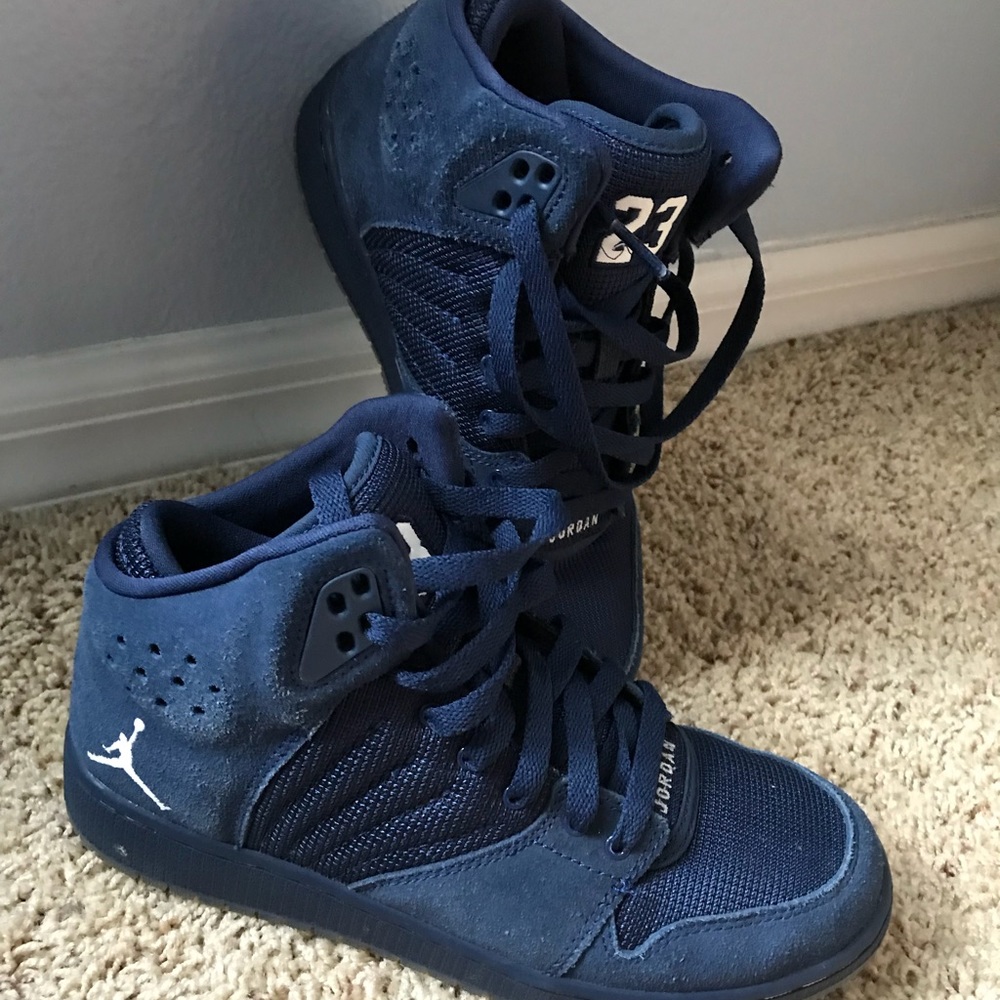 Blue Jordan Sneakers